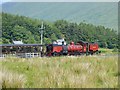 Caernarfon bound train leaving Rhyd Ddu Station