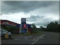 Esso filling station in Le Neubourg Way