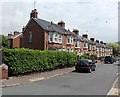 Long row of houses, South Lawn, Sidford