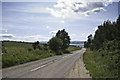 B9163 leading down to the Cromarty Bridge