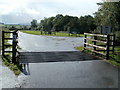 Grid across the entrance to Llangorse Common