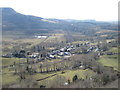 Looking down on Penmorfa