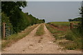 Track opposite Cotes Grange Farm