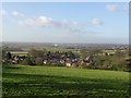 The Wolds way above Brantingham.