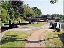 SJ8934 : Trent and Mersey Canal, Lock#29 (Stone Lock) by David Dixon