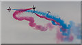 SU8808 : Red Arrows at Goodwood Festival of Speed 2013, West Sussex by Christine Matthews