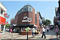 Pedestrianised street in Northwich