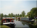 View of boats moored up at Paper Mill Lock from the path leading from the car park #6