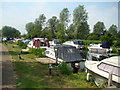 View of boats moored up at Paper Mill Lock from the path leading from the car park #6