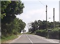 Junction and phone at Capel Tygwydd