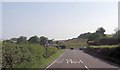 Approaching road junction at Warren Farm