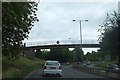 Footbridge over A36 north of Salisbury centre