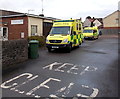 SO6302 : Two ambulances, Lydney by Jaggery