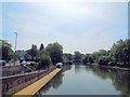 TQ7555 : River Medway, Maidstone by Paul Gillett