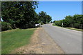 Access road to the equestrian centre