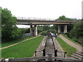 Bridge 39B carries the A57 over the Chesterfield Canal