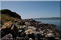 NR3844 : Rocky coastline near Laphroaig, Islay by Becky Williamson