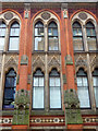 Detail of School of Art, Margaret Street, Birmingham