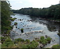 Wye downriver from Llanstephan Bridge