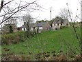 Abandoned farmstead on the edge of Roughan Bog