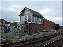 TF0645 : Sleaford East Signal Box by JThomas