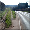 Tracks up to a field gate, Coughton