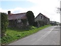 Tin roofed farm sheds on the Carrive Road