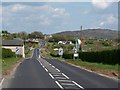 Leaving the 30mph zone in the Newry direction on the B113 at Meigh