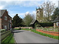 Village of church and crater - Hanbury, Staffordshire