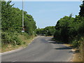 Sluice Lane heading east from the Pevensey roundabout