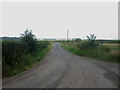 Country road from Buckton to the A1