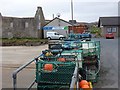 Lobster pots at Mid Yell