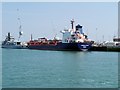 SU6200 : Tanker, HM Naval Base, Portsmouth harbour by David Dixon