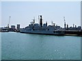 SU6301 : Portsmouth Harbour, Royal Navy Dockyard by David Dixon