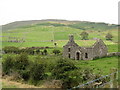 The shell of a house west of Kilnhill Road