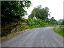NN1627 : Country road, Dalmally by Kenneth  Allen