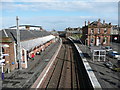 Saltcoats station from the footbridge