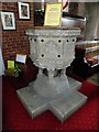 SD7910 : Font at St Stephen's Church by Richard Hoare