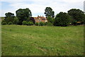 The moated Denham Lodge