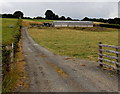 SO0763 : Farm building on the south side of the A483 NE of Llandrindod Wells by Jaggery