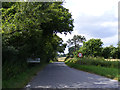 Entering St.Cross South Elmham on Fox Hill