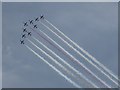 NZ4160 : Red Arrows at Sunderland International Airshow (1) by Graham Robson