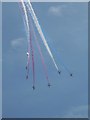 NZ4160 : Red Arrows at Sunderland International Airshow (2) by Graham Robson