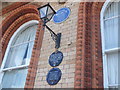 Blue plaques on the Grand Hotel