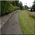 Elevated pavement on the north side of Rounceval Street, Chipping Sodbury 