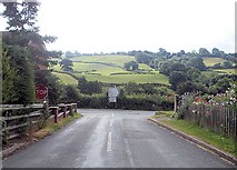 SJ0901 : Road junction at New Mills by John Firth