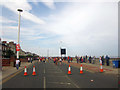 NZ4058 : Road closed for the Sunderland International Airshow by Graham Robson