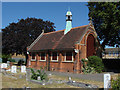 TQ0573 : Stanwell cemetery chapel by Alan Hunt