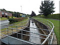 Water channel alongside Dolfor Road, Newtown