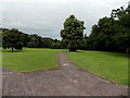 Path and cycleway in Dolerw Park, Newtown